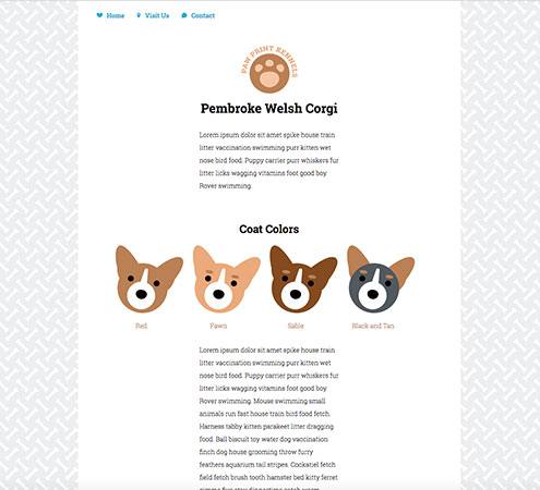 SVG site update